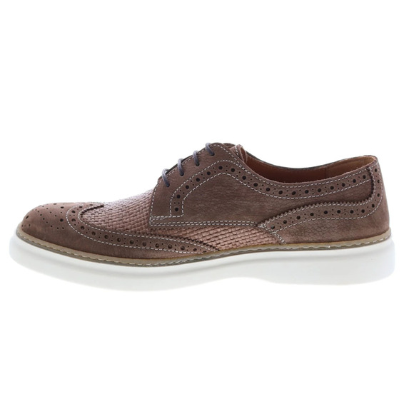 Bruno Magli Salento Raffia Mens Shoes Brown Oxfords Made in Italy Size 10.5 M main image 4